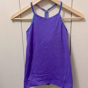 Ivivva Purple Flowy Spaghetti Strap Tank Top